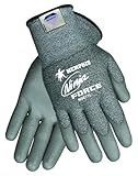 Ninja Force Polyurethane Coated Gloves, Large, Gray (並行輸入品)