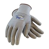 G-Tek Touch 33-GT125/L Seamless Knit Polyester Glove with Polyurethane Coated Smooth Grip on Palm an