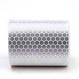 反射安全警告テープ 高輝度 反射テープ ステッカー 自己 接着ビニール 5cm* 3m 銀