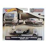 MATTEL HOTWHEELS 1:64SCALE "TEAM TRANSPORT NISSAN SKYLINE GT-R(BNR34) & AERO LIFT" マテル社製 ホットウィール 1:64スケール 「カーカルチャー チームトランスポート ニッサン スカイライン GT-R(BNR34) & エアロ リフト」【並行輸入品】