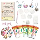 Pochumore ホイップデコ 50g 5色セット手作りキット キーホルダー キット 取説付き 基本 キッズ 初心者 かわいい