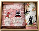 箱詰めタオルセット　魔女の宅急便☆ジジのタオルセット＝3０００円　　ジブリ　ギフトセット　箱詰め　内祝い＊出産祝いやギフトにもどうぞ＝ベビー用品
