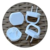 Yongcun 安全コンセントキャップ ホワイト コンセントカバー ママ・パパ安心 コンセントキャップ コンセントガード 包装 単位 100個