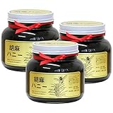 自然健康社 胡麻ハニー･黒 600g×3個 ビン入り