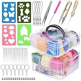 Lurrose 羊毛フェルト フェルトウールキット ニードル キット 収納バッグ付き 36色 3g 羊毛 ウール 手芸 羊毛 スターターセット 手作り 工具付き DIY素材 手芸 初心者入門