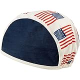 Steiner KK911 Cotton Beanie with American Flag Center Panel and Colored Side Panels (12 Pack) [並行輸入品