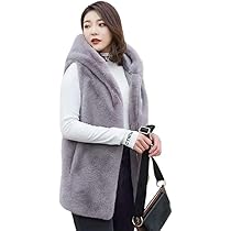 JOURNAL STANDARD エコファーベスト ロングジレ ベスト ジレ フード付き ファーベスト フェイクファー