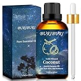 BURIBURI ココナッツ エッセンシャルオイルセット アロマオイル セット お試し 精油 セット 加湿器用 プレゼント 10ml (ココナッツ, 100ML)
