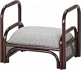 籐サポートチェア！立ち上がりスツール　ＦＪｆｊ09060401040ＢＲｊｆ