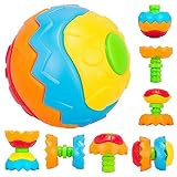 EITCベビー幼児クロールおもちゃボールパズル変形Disassemble Creative Assembledパズル教育玩具