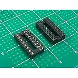 ＜ICソケット通販・販売＞＜ＩＣソケット平ピン　16ピン　2.54mmピッチ＞10個＜con-432＞