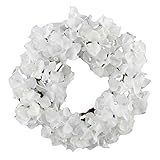 Shinoda Design Center 0031300472 Hydrangea Wreath 8 White【クリスマス】【ツリー】 [並行輸入品]