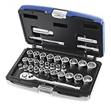 Expert E034832 Drive Fractional and Metric Standard Socket Set, 3/8-Inch, 33-Piece by Expert