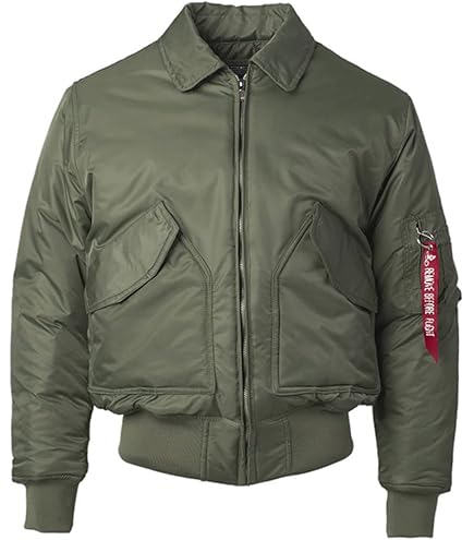 Amazon.co.jp: タグ付HOUSTON 米軍 刺繍フライトジャケット CWU