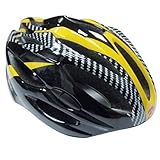 21ベントヘルメット 大人用子ども用 キッズ Aliciga 自転車ヘルメット 軽量 サイクリングヘルメット 調整可能 (イエロー)