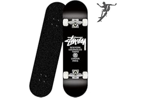 スケートボード おしゃれ 31インチ 衝撃吸収設計 凹型 デッ 耐荷重150 KG 初心者 大人/若者/子供用 集中力や平衡感覚育成 標準スケートボード