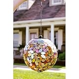 Carson Home Accents 65696 Mosaic Solar Orb - Auburn Iridescent [並行輸入品]