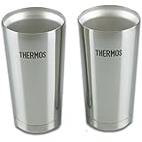 サーモス 真空断熱タンブラー2個セット シルバー 400ml JMO-GP2
