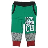 【H28年春物】 chocola(ショコラ) 天竺切替長丈パンツ 100cm/グリーン NO.CH-1621-36045