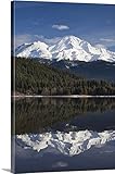 Walter Bibikowプレミアムシックラップキャンバス壁アート印刷題名Californiaマウント、Shasta Siskiyouの湖 20" x 30" 2366810_24_20x30_no