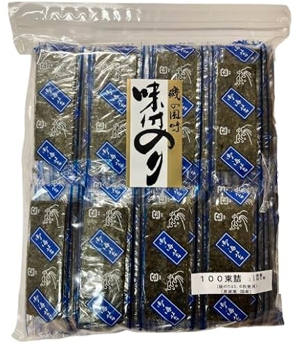 Amazon.co.jp: 辰巳屋 味付のり 40袋詰(8切、5枚)板のり25枚 兵庫県産