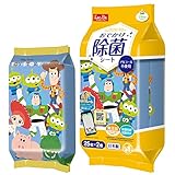 ディズニー おでかけ用 除菌 ウェット アルコール不使用 25枚入×2個 ( トイストーリー ) 除菌性能試験済み 無添加 日本製