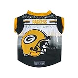 NFLグリーンベイパッカーズペットパフォーマンスTシャツ、ミディアム