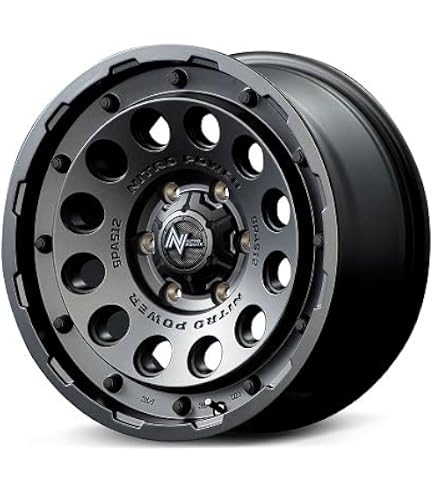 Amazon.co.jp: MID ROADMAX MUD RIDER ホイール メタリックグレー 15