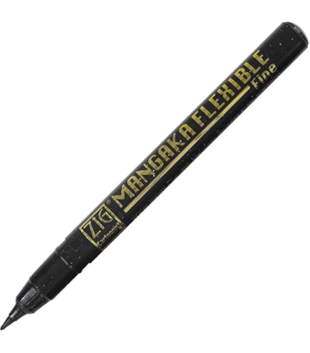 Amazon.co.jp: 呉竹 ZIG Cartoonist MANGAKA 01 BLACK CNM-01