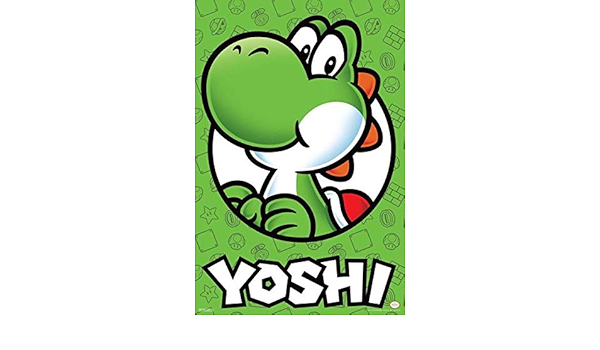 Amazon Co Jp ポスター ラミネートされたスーパーマリオブラザーズヨッシーニンテンドーサイン サイズ インテリア 壁紙用 絵画 アート 壁紙ポスター Diy 工具 ガーデン