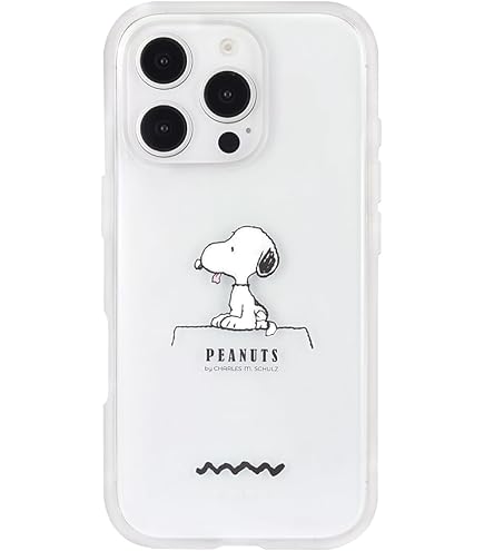 Amazon.co.jp: グルマンディーズ ピーナッツ スヌーピー iPhone16 Pro