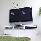 テレビ台 ローボード テレビボード 150cm ロータイプ TV台 テレビラック AVボード TVラック AVラック シンプルデザイン おしゃれ 北欧 収納 木製 ホワイト TCP331WH