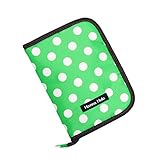 ハンナフラ(Hanna Hula) 母子手帳ケース(マルチケース) Mサイズ ポルカグリーン