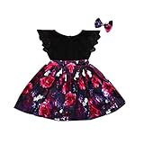 ファミリMatching服セットベビーガールズレース花柄ドレススカート幼児夏シスター服