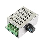 Guteauto DCモータ速度コントローラ レギュレータスイッチ速度制御 10-60V 20A調整可能PWM