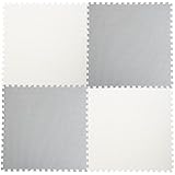 タンスのゲン ジョイントマット 極厚20mm 3畳用 大判59cm 16枚組 1級防音 防音 保温性 床暖房対応 ノンホルムアルデヒド 赤ちゃん プレイマット フロアマット サイドパーツ付き ブラウン×ベージュ 18700005(79296)