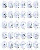 Honbay 30pcs 45 mmバスルームキッチン吸盤壁フックハンガー