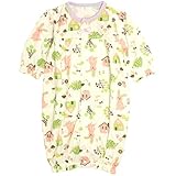 ベビー ツーウェイオール 女の子 うさぎ柄 カバーオール 赤ちゃん 新生児 ホワイト-(PK) 50-70cm