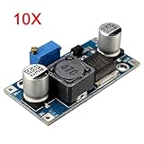 ランフィー 10個4A XL6009E1可変DC-DCステップアップ昇圧コンバータ電源モジュール
