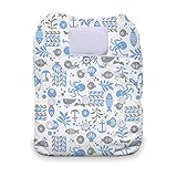 Thirsties One Size All in One Hook and Loop, Ocean Life by Thirsties
