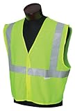 Jackson Safety ANSI Class 2 Standard Style Mesh Polyester Safety Vest with Silver Reflective by Jack