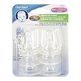 Gerber First Essential Silicone Bpa Free Nipples, Medium Flow by NUK