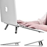 nediea ノートパソコンスタンド デスク用 ノートパソコン冷却スタンド キーボードライザー 人間工学に基づいたノートパソコンエレベーター デスク用 ノートパソコンライザー MacBook Air Pro Dell HP Lenovo More 1