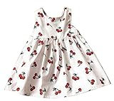 Plus Nao(プラスナオ) ミニワンピース キッズ ガールズ 子供服 ノースリーブ 半袖 フレアワンピース バックリボン カジュアル 花柄 サクラ 130 A