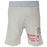 【本体綿100％】2016年 夏物 ZOOMIC ズーミック 天竺 ヒッコリー調プリント ５分丈パンツ サックス◇90cm