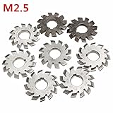 ランフィー m 2.5 内径 22mm #1-8 HSS 20 インボリュート歯車フライスカッター