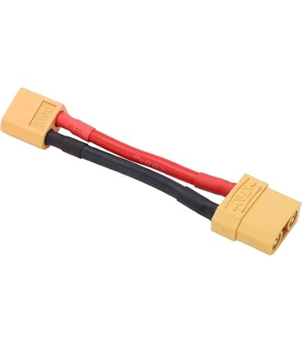 Amazon.co.jp: Boladge 3ピースT型プラグメスコネクタはXT90オス