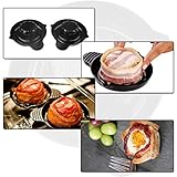 LuxBene(TM)2個パーフェクト焼くベーコンボウルベーキングコンパクト省スペース食器洗い機キッチンツール