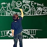 グリーンChalkboard壁紙/デカールスクール＆ホームチョーク黒板ステッカー、90X100CM