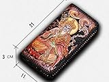 オリジナル　手つくり財布 メンズ財布 大容量 牛革 札入れ コンパクト カード入れ 小銭入れ 長財布 男女兼用 職人の手彫りA1035